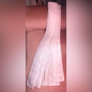 Sheer White Curtain Canopy Tiebacks